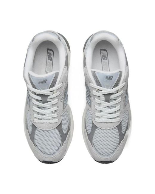 New Balance Gray 2010 Lace-Up Sneakers for men