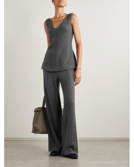Proenza Schouler Gray Winona Patchwork Top