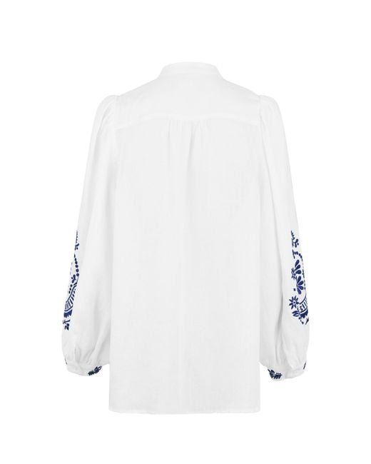 Weekend by Maxmara White Simple Long-Sleeve Shirt