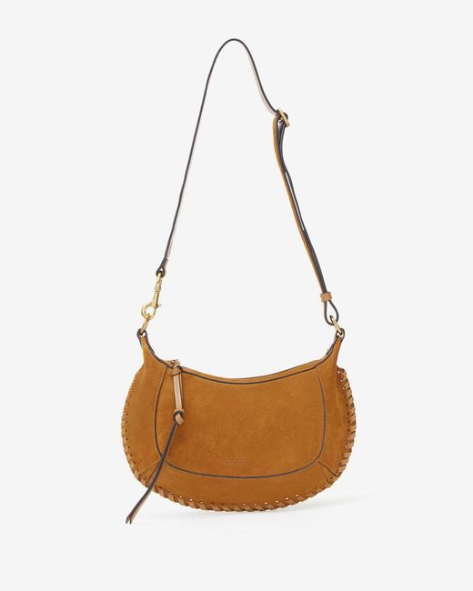 Isabel Marant Brown Oskan Zipped Shoulder Bag