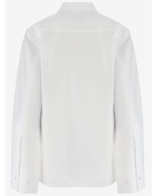 DARKPARK White Long-Sleeve Button-Down Shirt