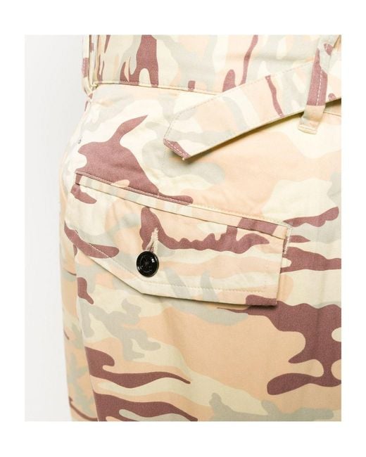 DIESEL Natural Slim Camouflage Cargo Pants for men