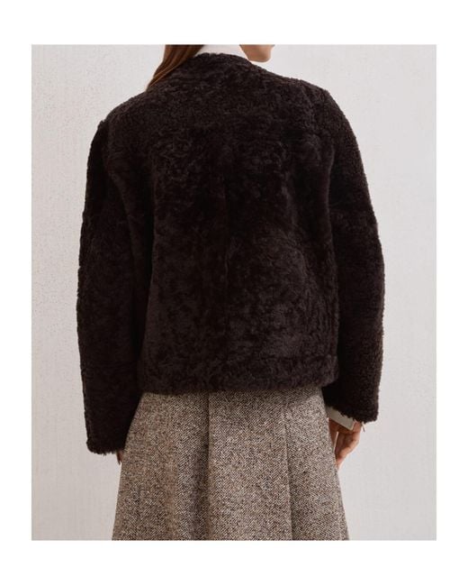 Brunello Cucinelli Brown Double-Breasted Long Sleeved Jacket