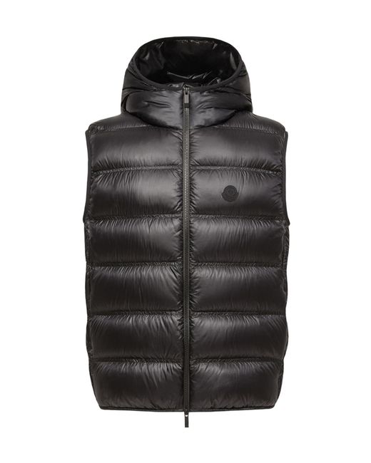 Moncler Black Panestrel Down Vest for men