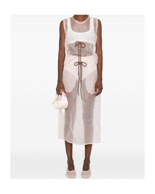 Simone Rocha White Sleeveless Top