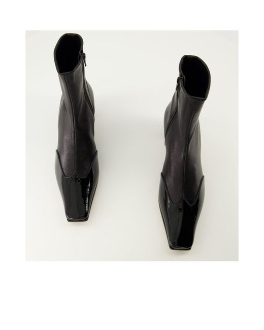 Khaite Black Nevada Ankle Boots
