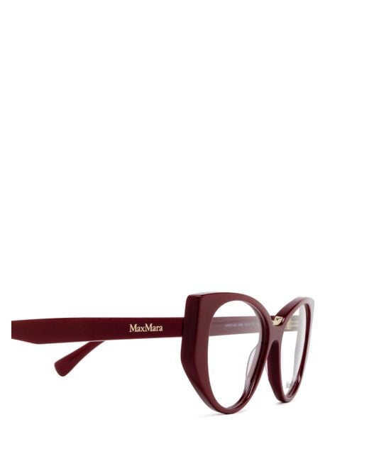 Max Mara White Cat-Eye Glasses for men