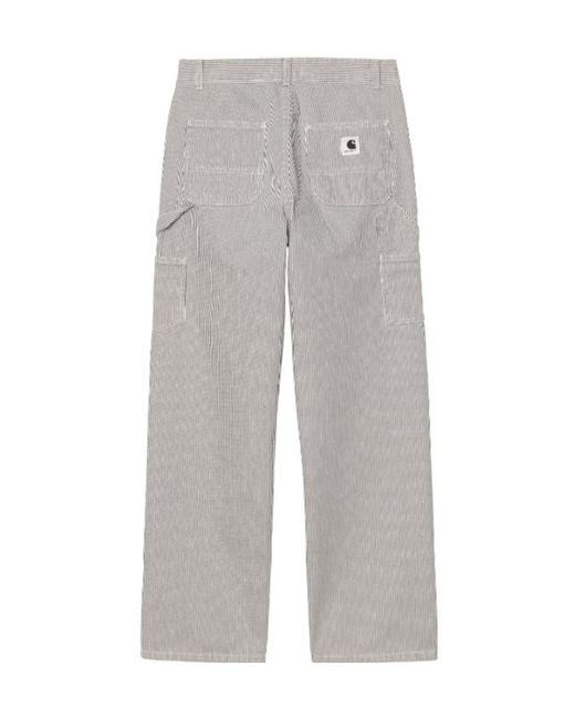 Carhartt Gray Casual Pants With Belt Loops