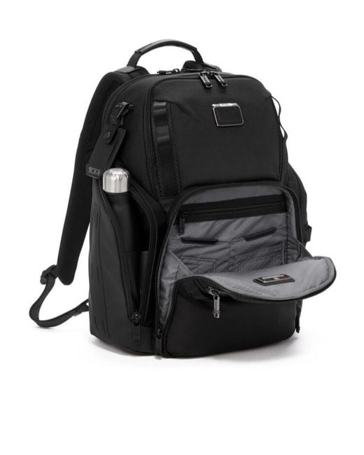 Tumi Black Adjustable Shoulder Strap Backpack for men