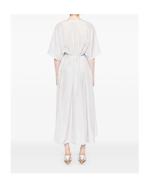 Forte Forte White Habotal Silk Maxi Dress