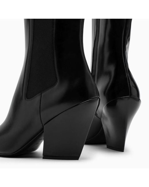 Prada Black High-Heeled Boots