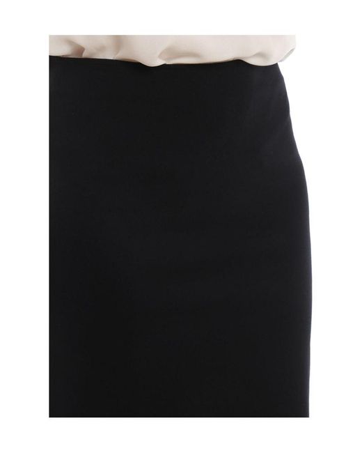 Emporio Armani Black High-Waist Pencil Skirt