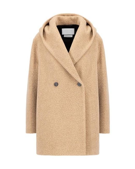 Harris Wharf London Natural Hooded Jacket