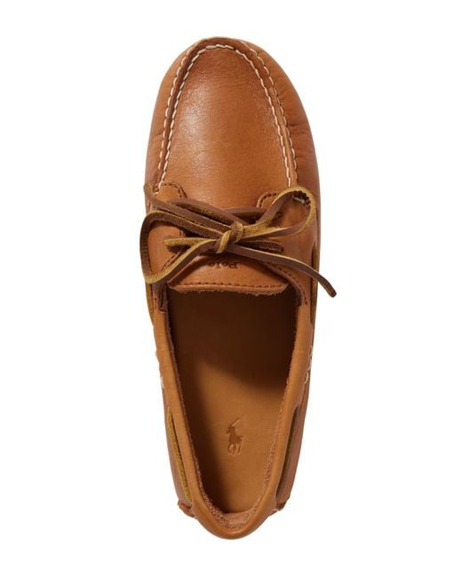 Polo Ralph Lauren Brown Lace-Up Casual Shoes