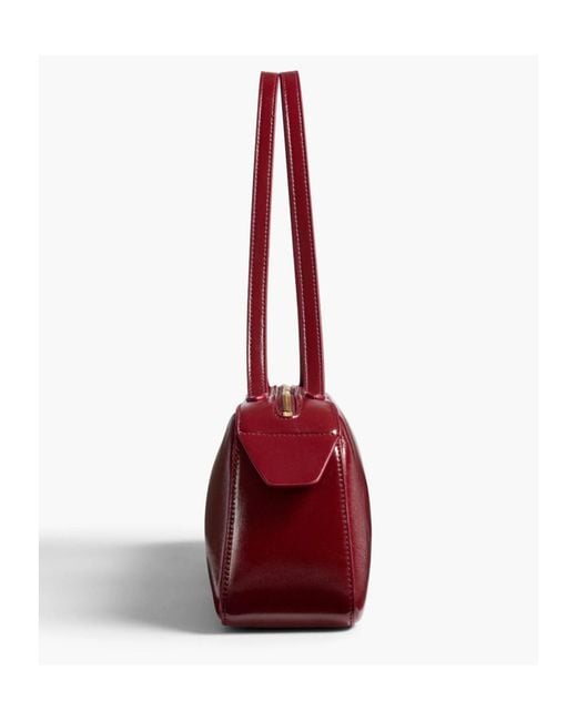 Khaite Red Simona Zipped Shoulder Bag