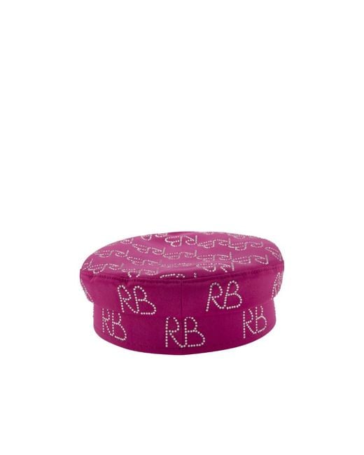 Ruslan Baginskiy Purple Logo Leisure Hat