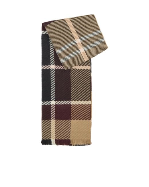 Barbour Natural Plaid Scarf