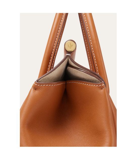 Loro Piana Brown Loom Double Handle Shoulder Bag