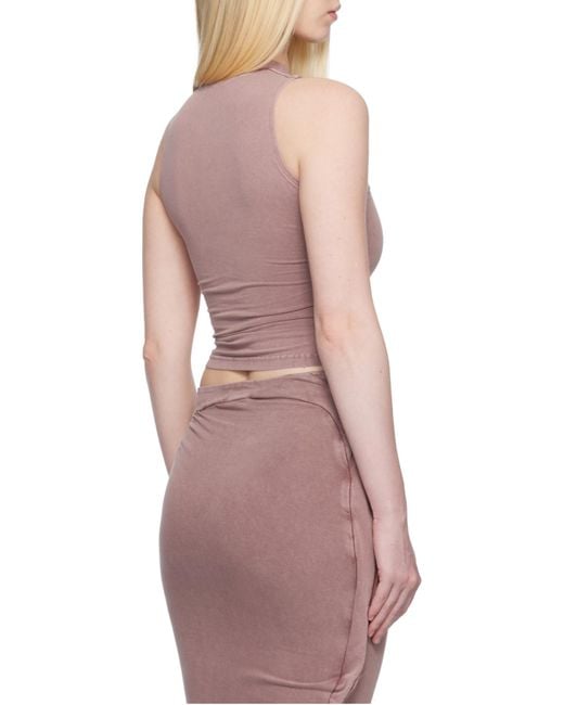 OTTOLINGER Purple Donut Exo Cutout Tank Top