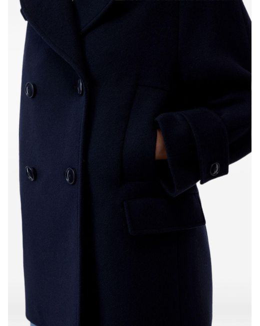 Closed Blue Caban Double-Breasted Jacket