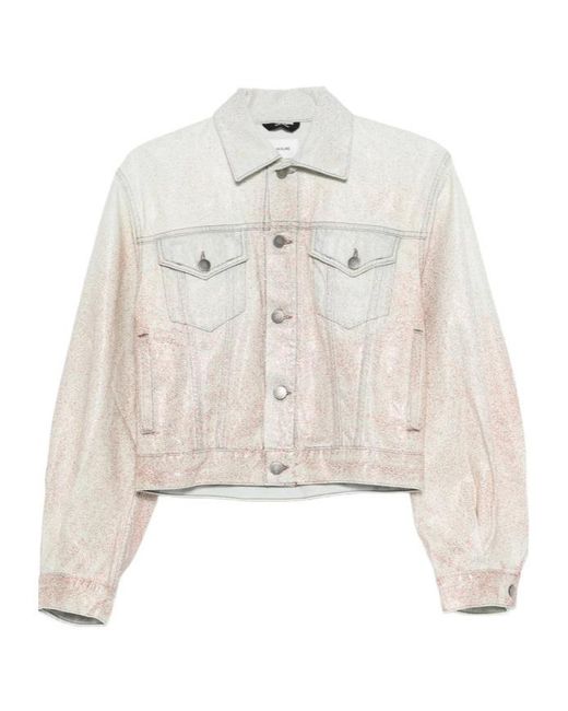 Haikure White Simon Denim Jacket