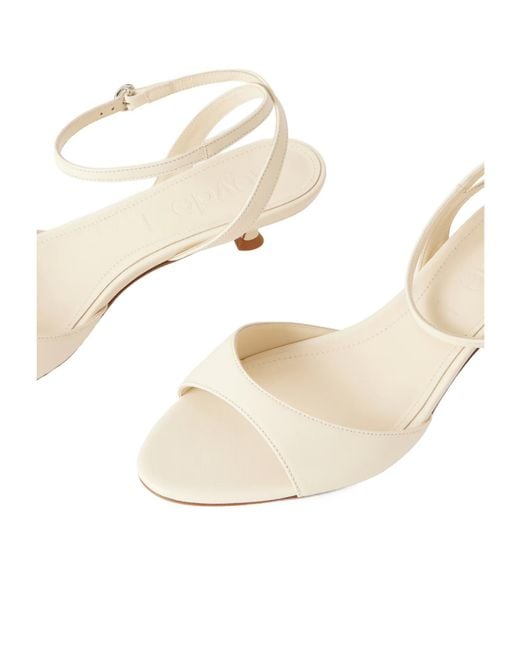 Aeyde White Leather Sandals