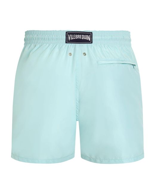 Vilebrequin Blue Elasticated Waistband Swim Shorts for men