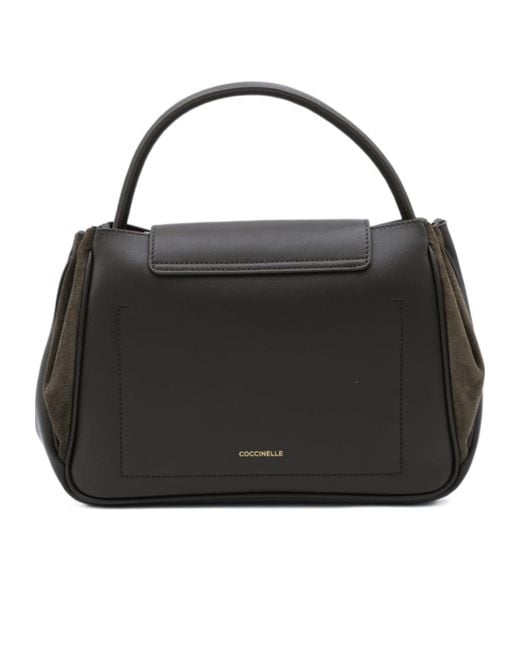 Coccinelle Black Top Handle Shoulder Bag