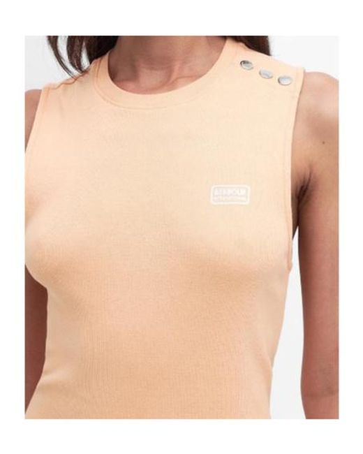 Barbour Natural Sleeveless Dress