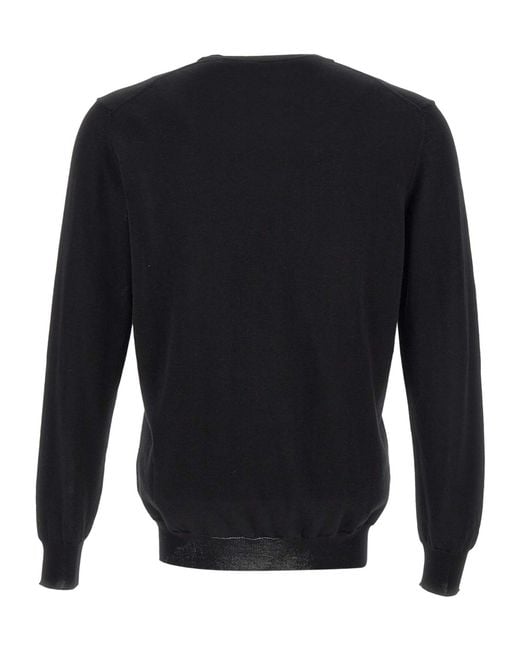 Kangra Cashmere Blue Kangra Crew Neck Sweater for men