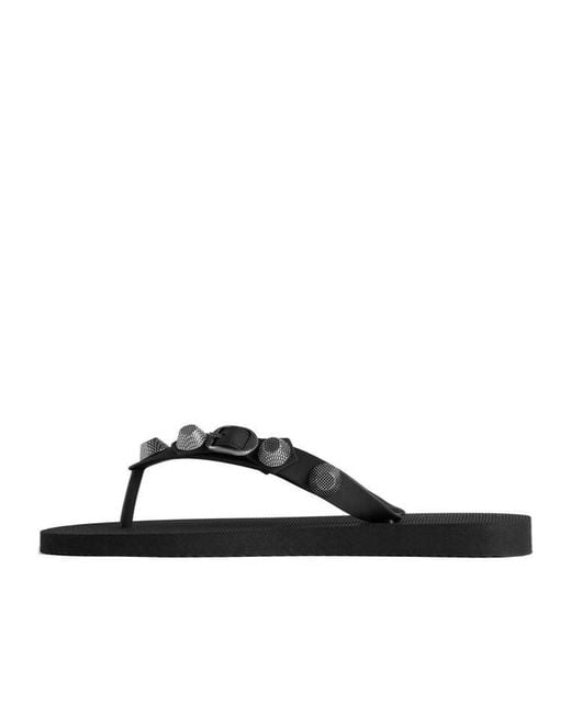 Balenciaga Multicolor Cagole Stud Embellished Sandals