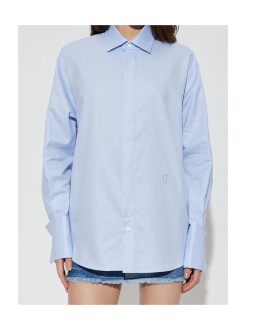 Marc Jacobs Blue Long-Sleeved Shirt