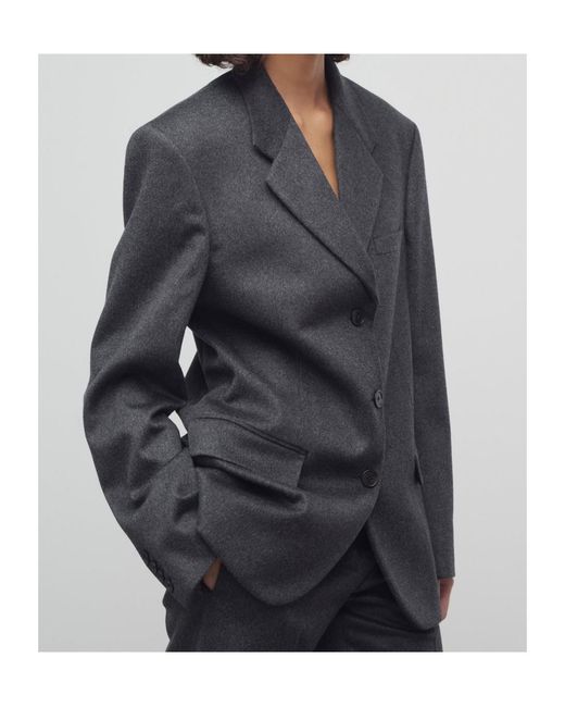 The Row Black Single Breasted Jacket