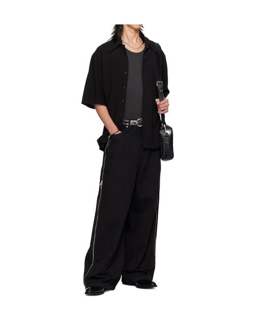 Lu'u Dan Black Uniform Shirt for men