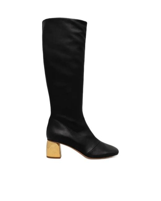 Forte_forte Black 55Mm Leather Boots