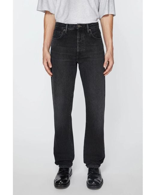 Acne Blue Regular Fit Jeans for men
