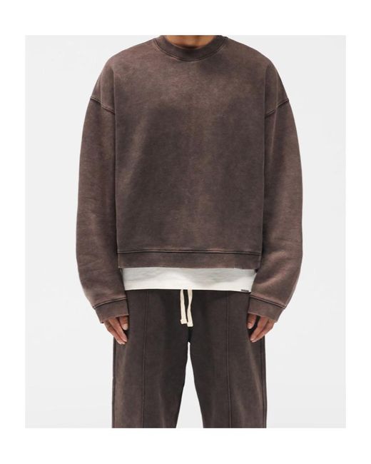 Represent Gray Initial Boxy Sweater for men