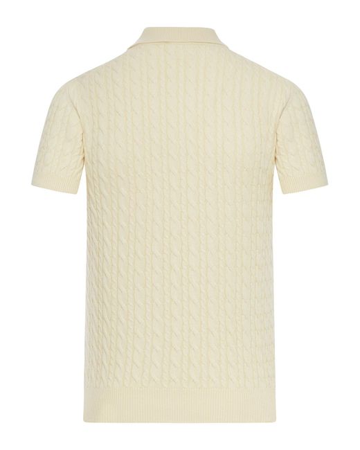Dior White Short Sleeve Sweater