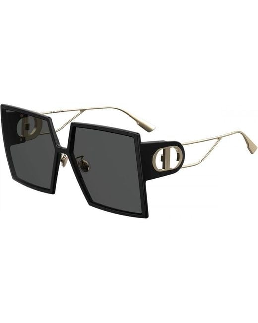 Dior Blue Eyewear 30Montaigne Su Square Frame Sunglasses