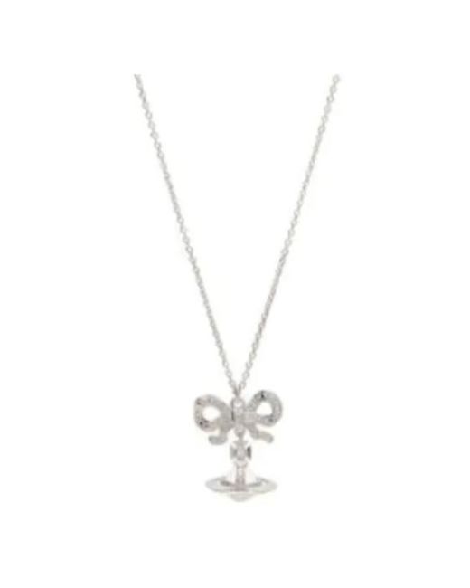Vivienne Westwood White Pendant Necklace