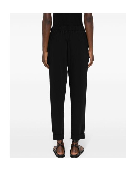 P.A.R.O.S.H. Black P.A.R.O..H. Slim Fit High Waisted Pants