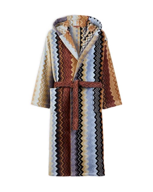 Missoni Multicolor Home Giacomo Hooded Bathrobe