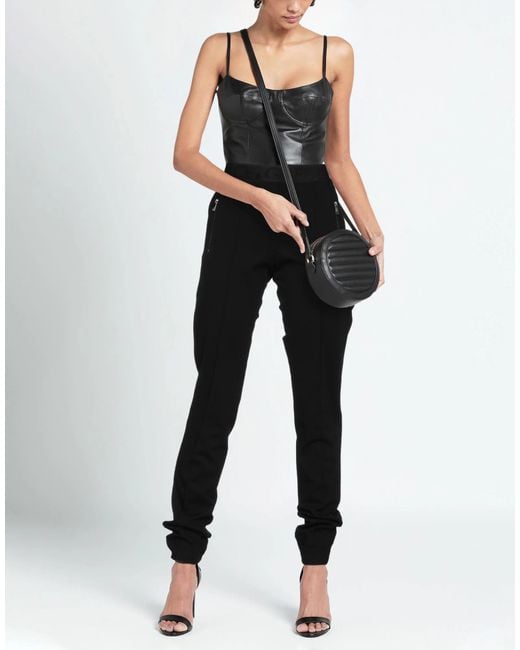 Dolce & Gabbana Black Solid Color Stretch Casual Pants