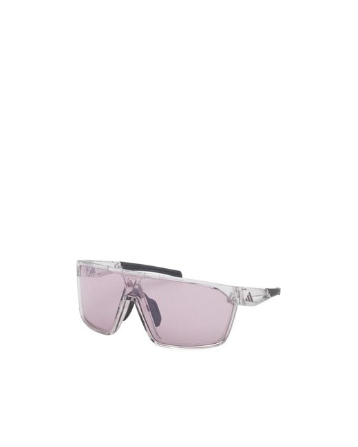 Adidas Originals Purple Geometric Sunglasses for men
