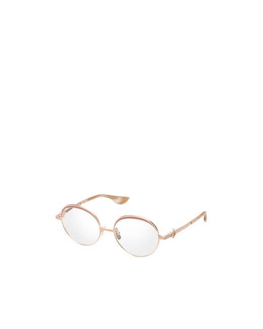 Dita Eyewear White Goolah Round-Frame Glasses for men