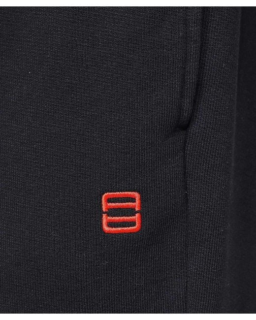 Ambush Black Logo Embroidered Sweatpants for men