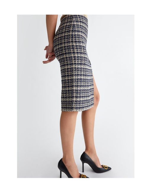 Liu Jo Black Tweed Skirt