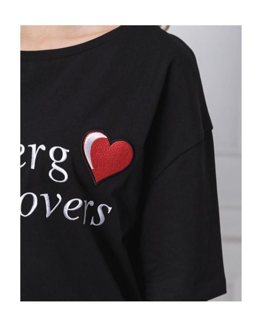 Iceberg Black Printed T-Shirt