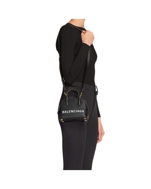 Balenciaga Black Borsetta Ville Xxs Da Donna