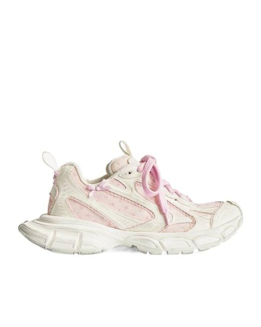 Balenciaga Pink 3Xl Tulle Sneaker